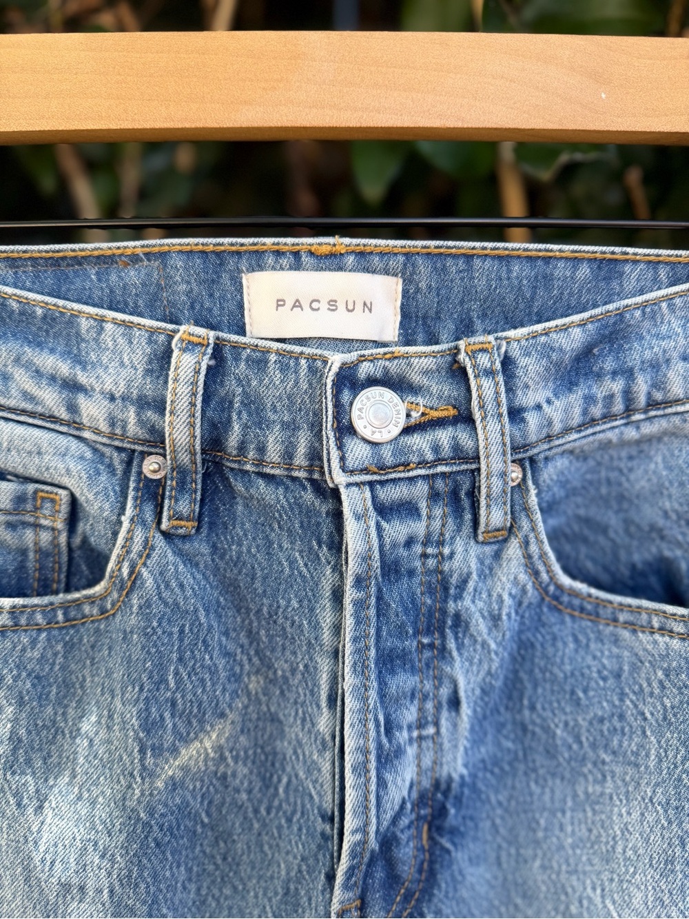 PACSUN Stretch Medium Indigo Dad Jeans